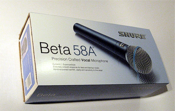 SHURE BETA 58A - osigin�ln� krabi�ka